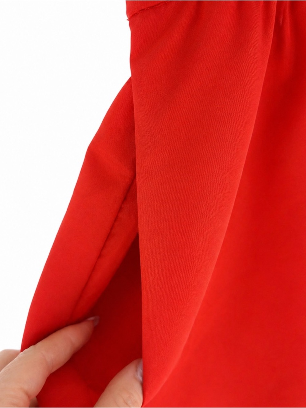 FREE Gift ๐ OLD NAVY NWT Poppy Red Taffeta Maxi Skirt Sz XL ๐จ๐ฆ Canada Day - Picture 6 of 10